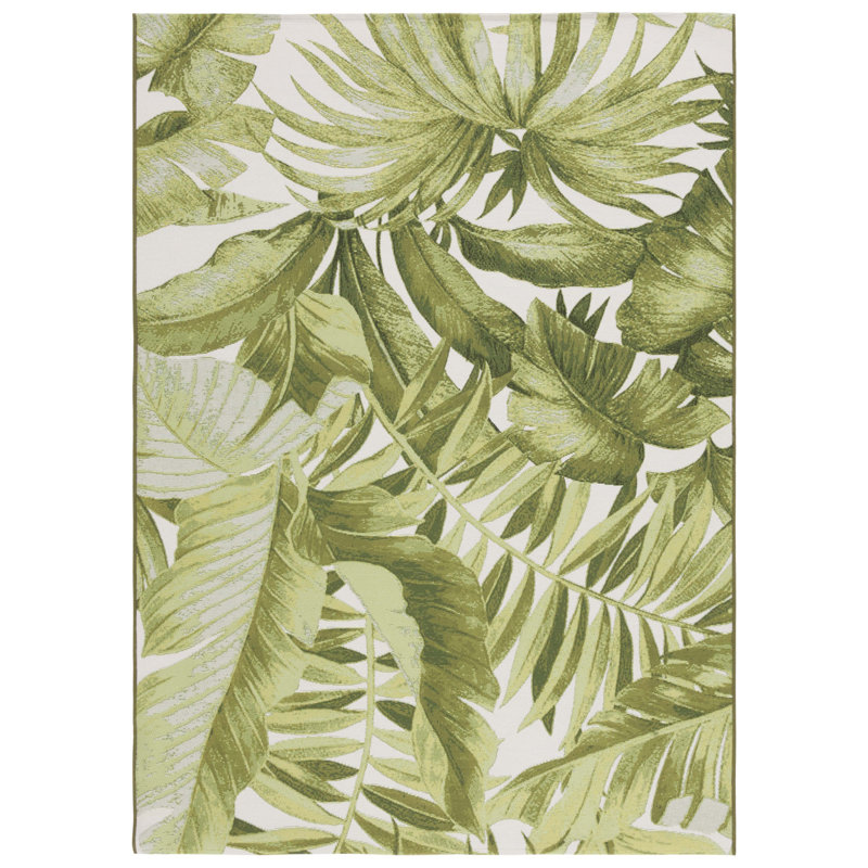 Ketrina 500 Performance Floral Indoor/Outdoor Area Rug, Rectangle 5'3" x 7'6"