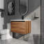 Meuble-lavabo à montage facile avec lavabo en résine imperméable 30 po-349658967