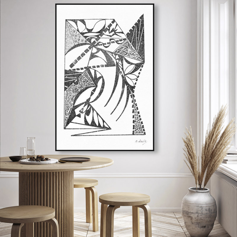 Manuel Roman - Warrior In Armor Print by Oliver Gal, 37"H x 31"W, Black Floater Frame