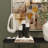 Wood Tabletop Candlestick-2064584583