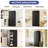 Metal Kitchen Pantry Cabinet - Adjustable Storage Shelves, 61" Tall White Steel Cabinet for Kitchen/Pantry/Bathroom/laundry room, Heavy Duty & Freestanding-730316879