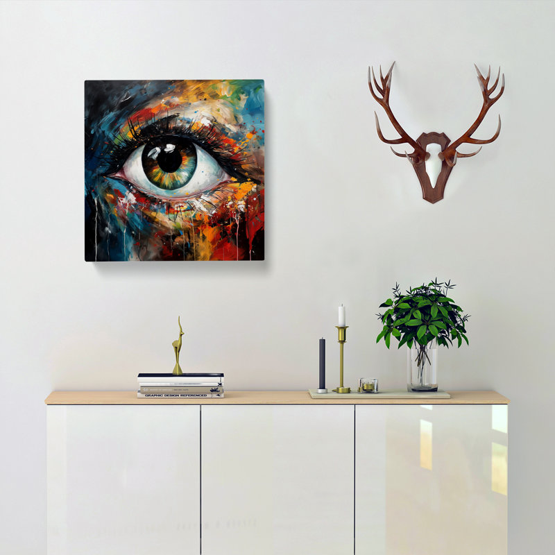 Eye Abstract Expressionism - No Frame Print