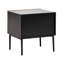 Bedside Table BLYTHE Wood Brown/ Black-1430743264