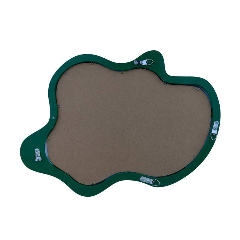 Irregular Wave Mirror, Green
