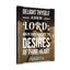Delight Thyself Psalm 37:4 - Wrapped Canvas Print-890204119