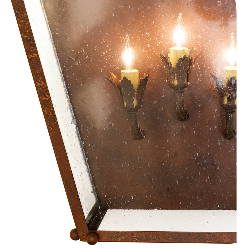 3 - Light Flush Mounted Sconce