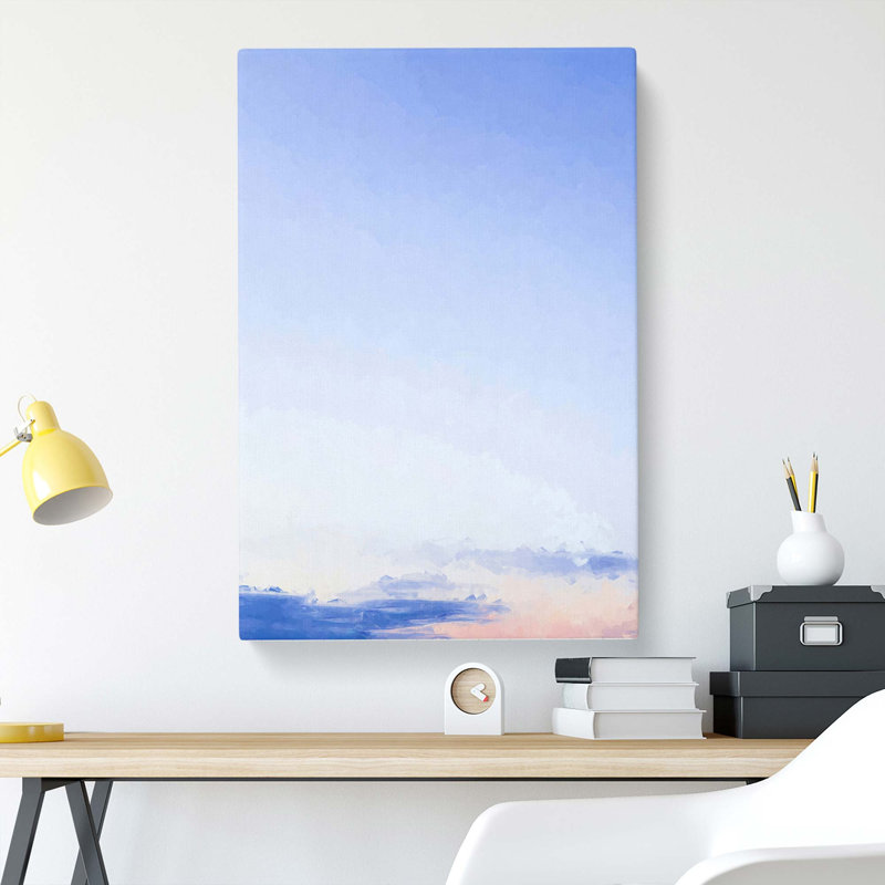 Sunrise In Sussex In Abstract - Wrapped Canvas, 60cm H x 40cm W x 3cm D