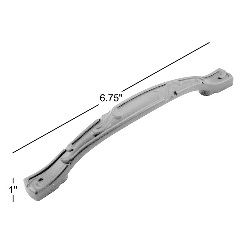 Nottingham Arch Pull, Satin Nickel