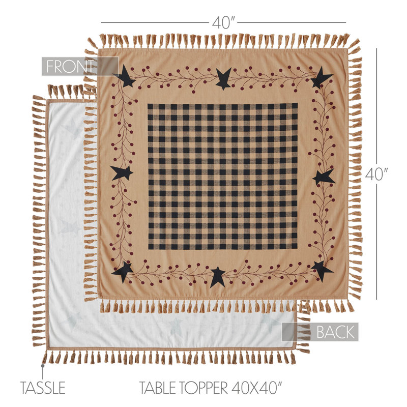 Vinestar Dining Linens, 40" Square