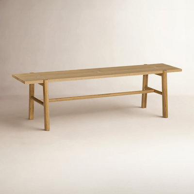Brennan 64" Solid Oak Dining Bench