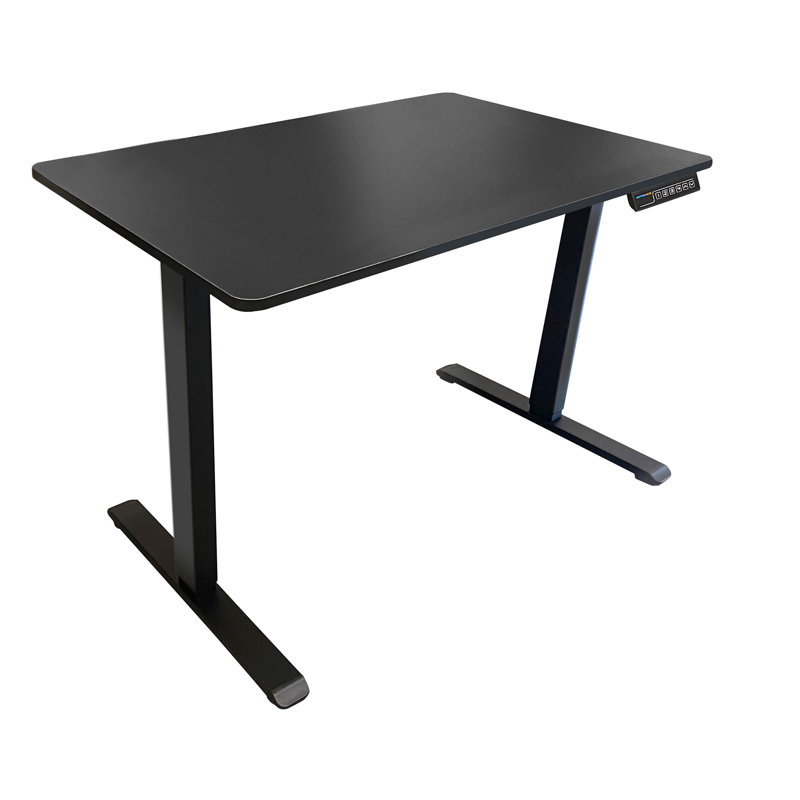 Bureau électrique ergonomique Kaylan RISE Series, Noir