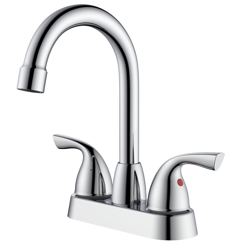 Robinet pour salle de bain à 2 poignées avec ensemble de bonde Bianca, Chrome