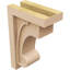 Corbeau TimberThane en grain de bois classique l 5 po x P 10 po x H 15 po, brun clair apprêté-87395850