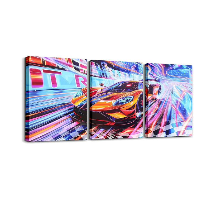 3 Piece Wrapped Canvas Print