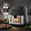 GEEPAS Vortex 9.2L Digital Air Fryer Family-Sized 9-in-1 LED Touchscreen Temp(50-200°C) 1800W