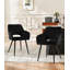2 X Dining Chairs, Velvet Upholstered Kitchen Counter Chair, Lounge Reception Chairs For Dining Room-1138098689