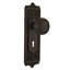 Craftsman Interior Mortise Door Knob with Egg & Dart Long Plate-427845593