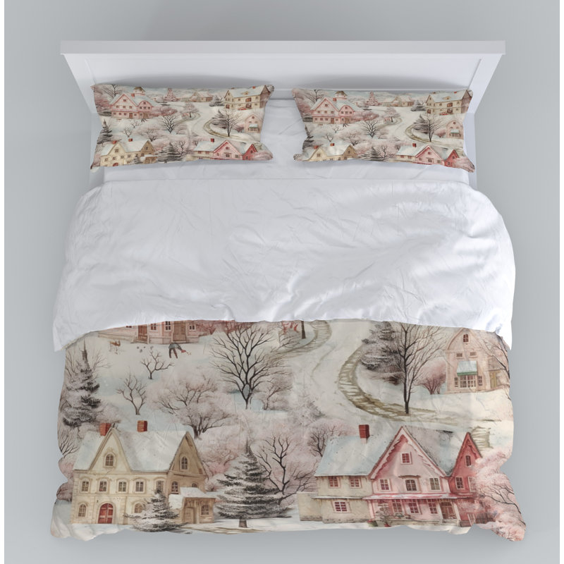 Abstract Duvet Cover, King Duvet Cover + 2 King Shams