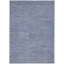 Mulican Solid Colour Machine Made Power Loom Polypropylene Indoor / Outdoor Area Rug in Blue-657953642