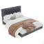 Lit tapissier en velours-378193467-378193465