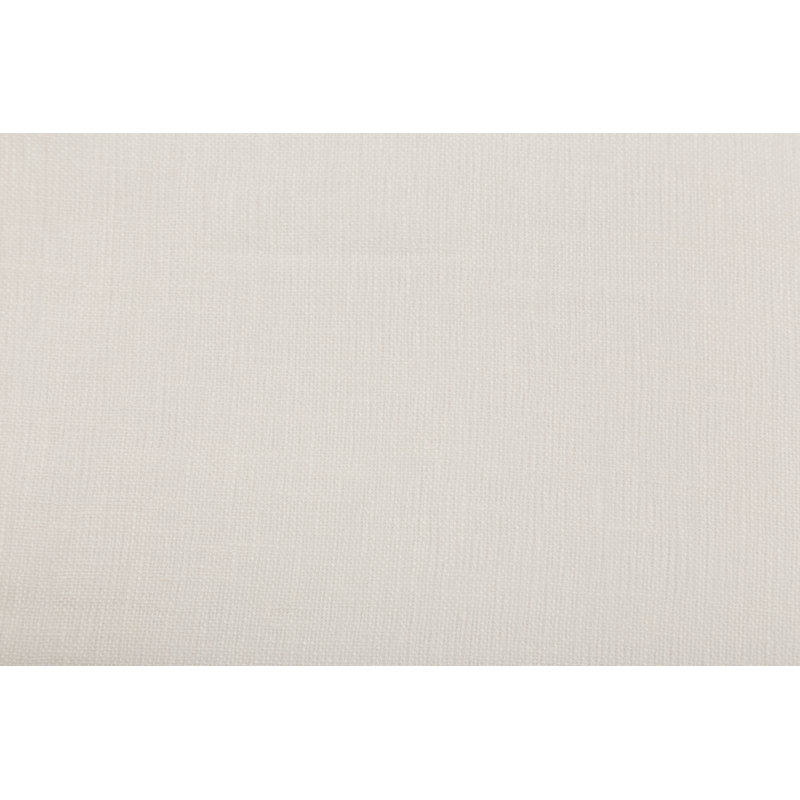 Panneau de rideau simple semi-diaphane avec passe-tringle Kazimieras Classic, l 54 po x L 108 po, Blanc cassé