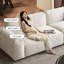 Canapé modulaire en polyester blanc crème-1959013271-1959013288-1959013290