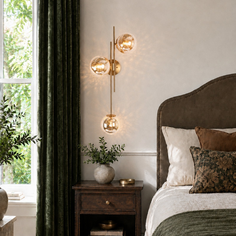Beesley 3-Light Dimmable Wallchiere