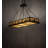 Rustic Lodge 8 - Light Oil Rubbed Bronze Pool Table Lights Pendant