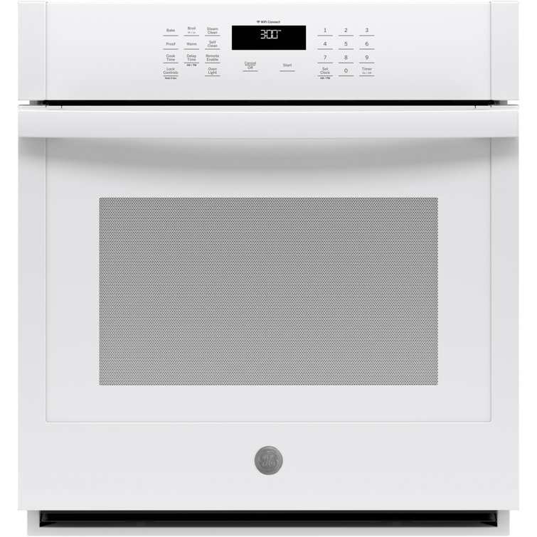 GE Appliances 27" 4.3 Cubic Feet Smart Electric Wall Oven with Soft Close Door