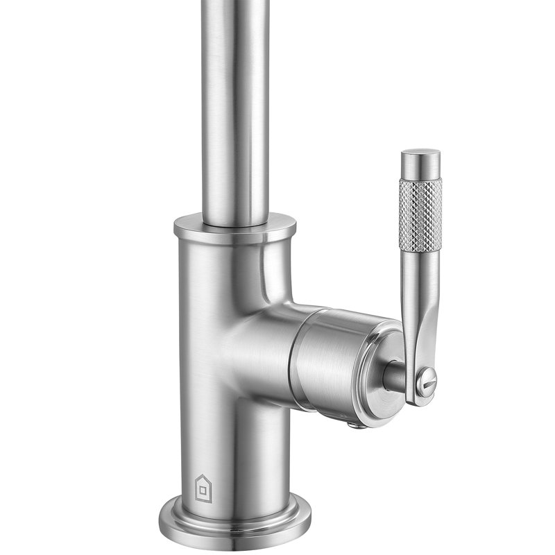 Single-Hole Single-handle Bathroom Faucet, Brushed Nickel
