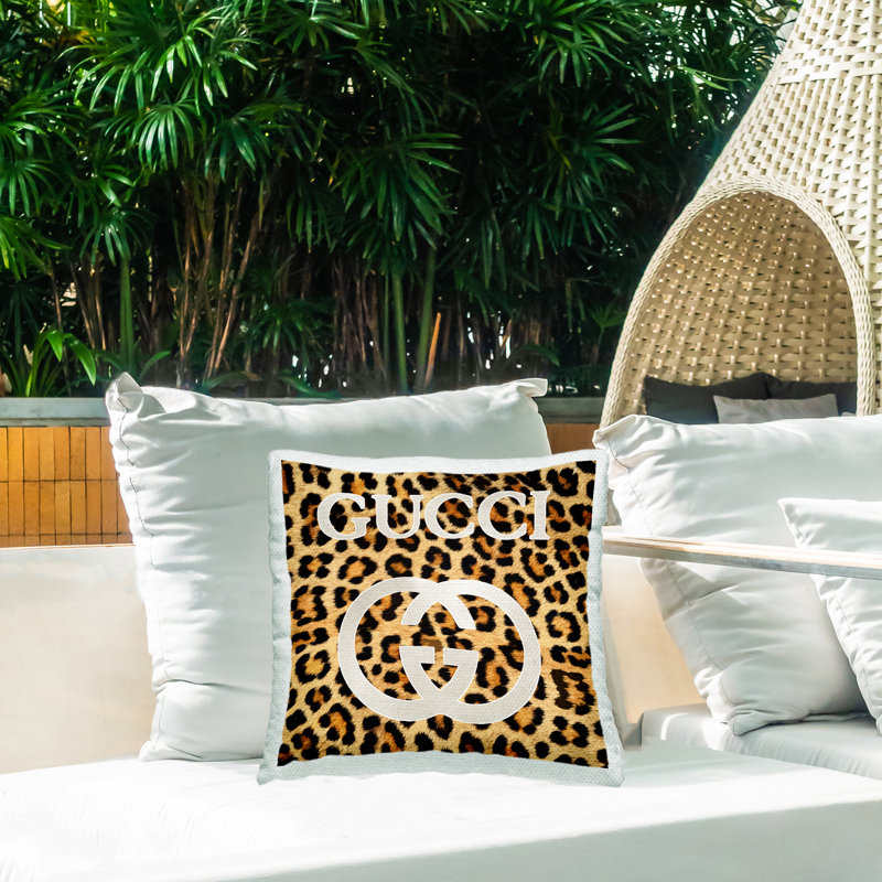 Animal Print Outdoor Throw Pillow