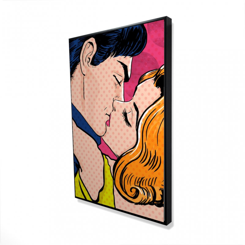 «Pop Art Style Couple» sur toile