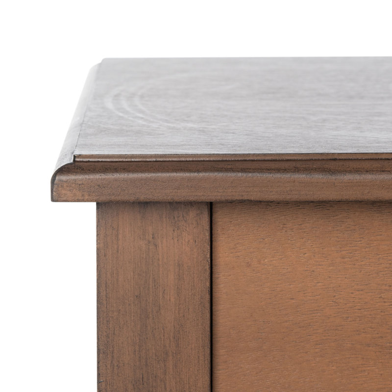 Kristopher Writing Desk, 29.5" H x 35.75" W x 15.75" D, Brown