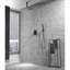 Ensemble de système de douche de plafond avec douche à main et pomme de douche 16 po-126232147