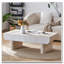 Table basse avec plateau en bois gris-1658366194