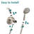Rain Handheld Shower Head 2.0 GPM GPM-101757894
