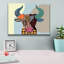 «Epic Graffiti» «Bull Baiting» par Lanre Adefioye, art mural sur toile, 16 po x 12 po-101649062