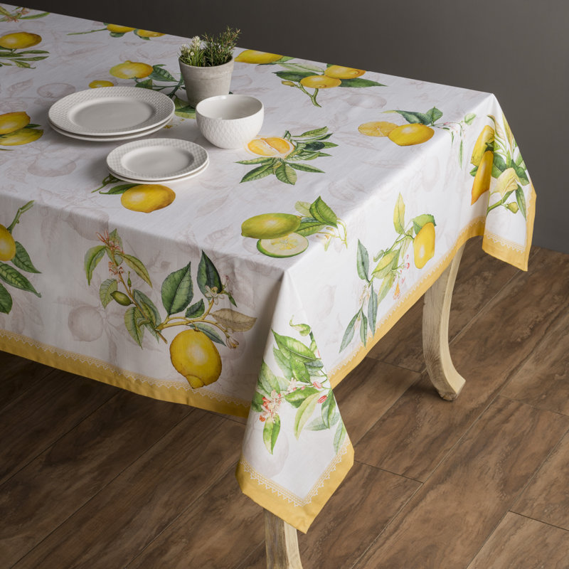 100% Cotton Square Tablecloth, 54" L x 54" W