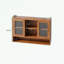 Armoire 2 portes coulissantes avec tablette ouverte-418930249