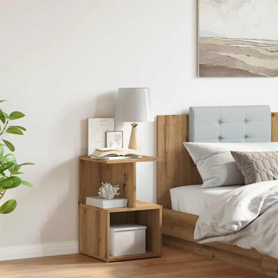 Donahue Bedside Cabinet Engineered Wood
