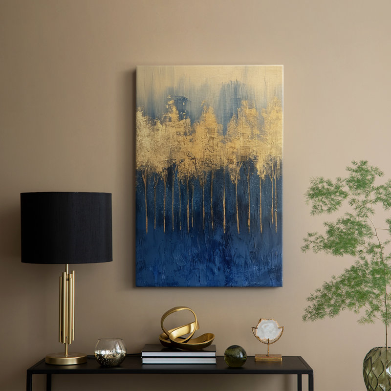 ABSTRACT Series I - Cavas enveloppés de galerie, H 60 po x l 40 po