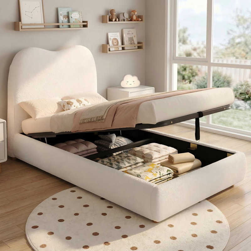Single (3') Ottoman, Beige