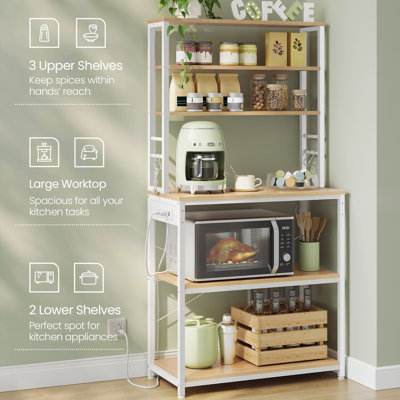 31.5" Steel Kitchen Island