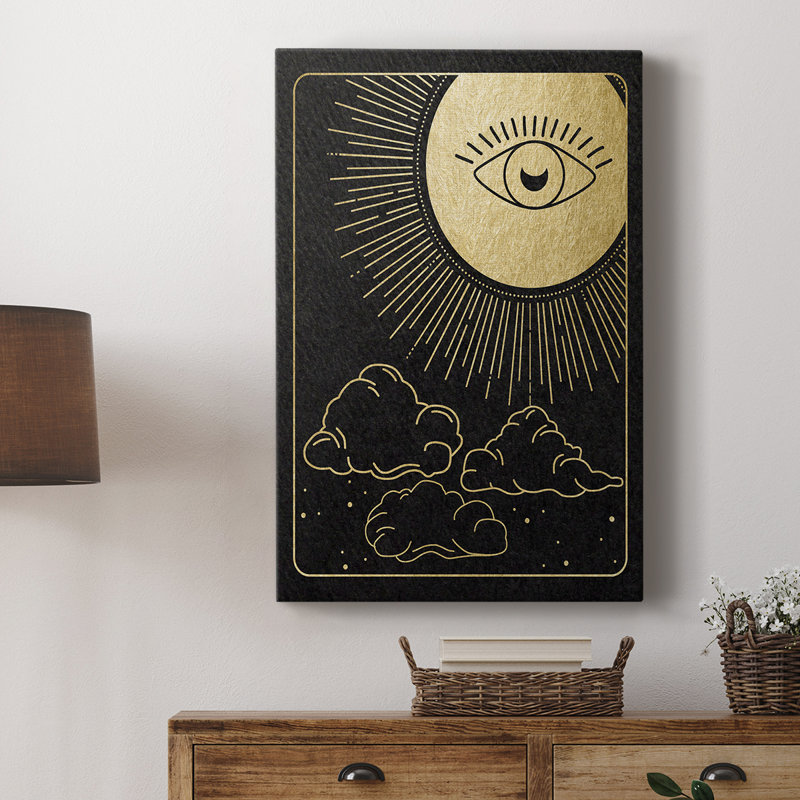 Œil céleste - galerie Cavas sur mesure, H 18 po x l 12 po