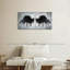 «Black Fallen Angel Wings», reproduction sur toile-315325403