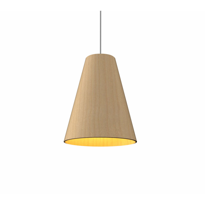 Conical 1 - Light Pendant, Maple