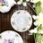 Ramsha 45-Piece Porcelain Dinnerware Set – Service for 8, White with Embossed Detail