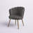 Floreal Velvet Barrel Chair-589203628