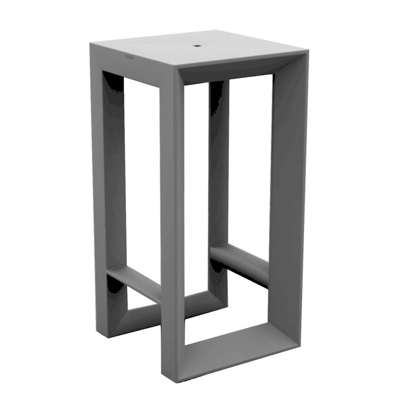 Table de bar en plastique cadre, Acier