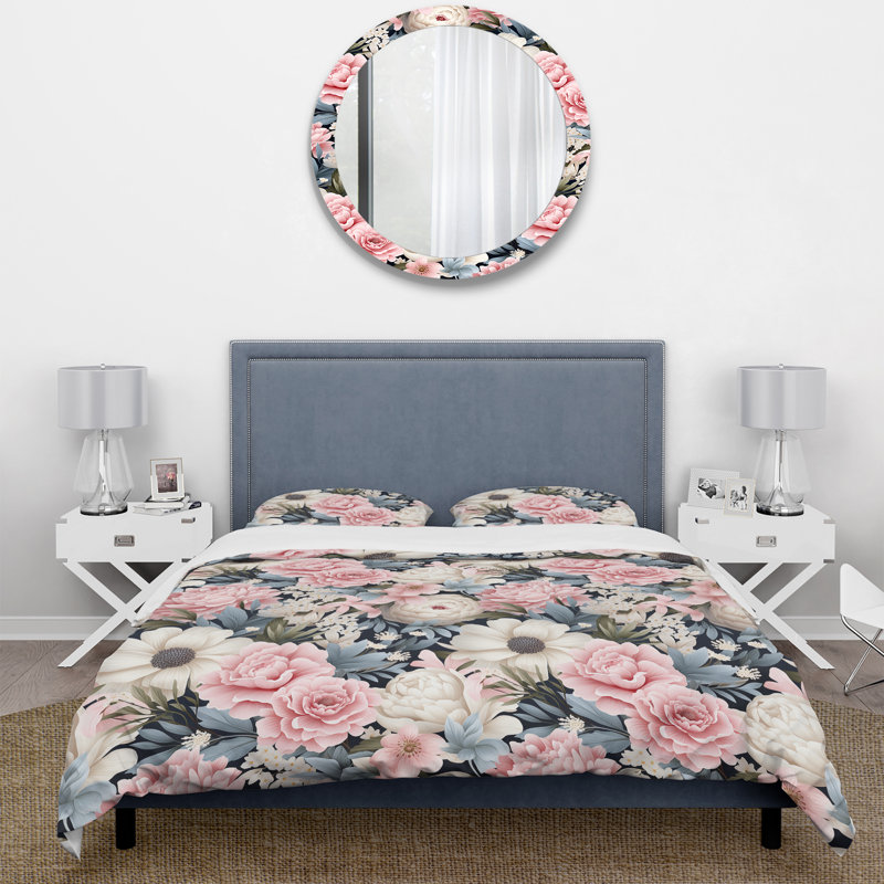 Ensemble de housse de couette Boho, Housse de couette simple + 1 taie décorative stan